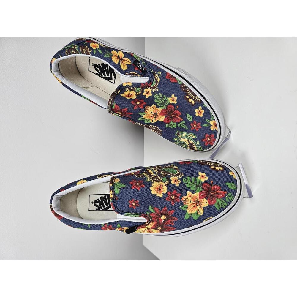Vans Classic Aloha Slip-On Floral Print Women's Shoes